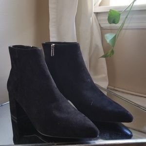 & Other Stories Black Suede Boots Sz 9